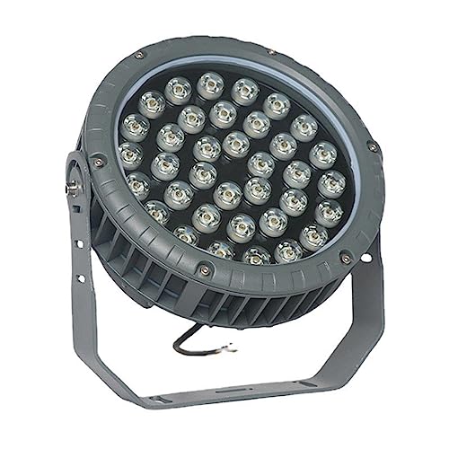 Rotation Spotlight - Led Beam Light, AC111-240V Outdoor Decorative Round Flood Light Lamp, IP65 Waterproof 270° Park Tree Lights, for Garden Lawn Yard Villas Path Landscape Lighting (Color : White Li