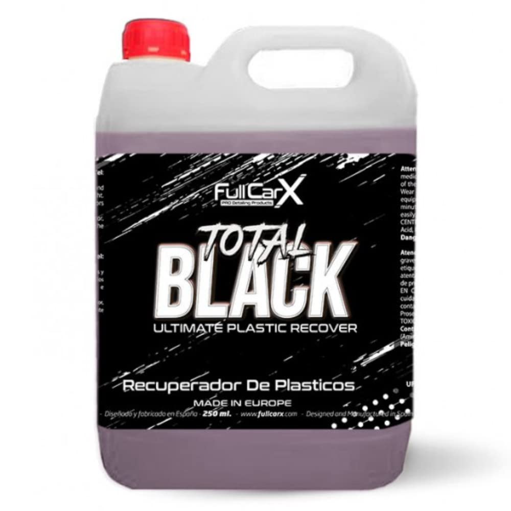 Super Recuperatore Plastiche Total Black 5 litri FullCarX - Plastiche Gomme e Ruote