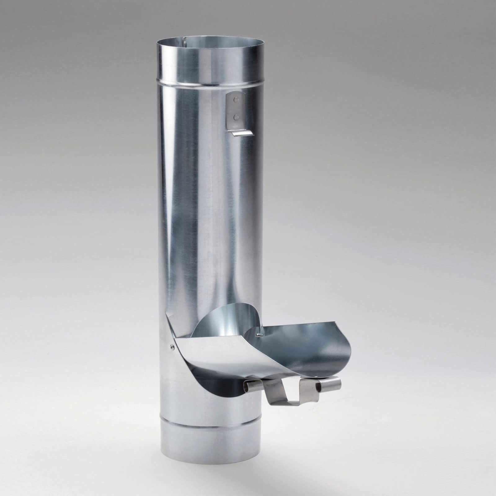 Regenrohrklappe Zink DN 76 inkl. Adapter Regenwasserklappe Regenrohrklappe zum Befüllen von Regentonnen, Regenfässer und kleineren Regenwassertanks.
