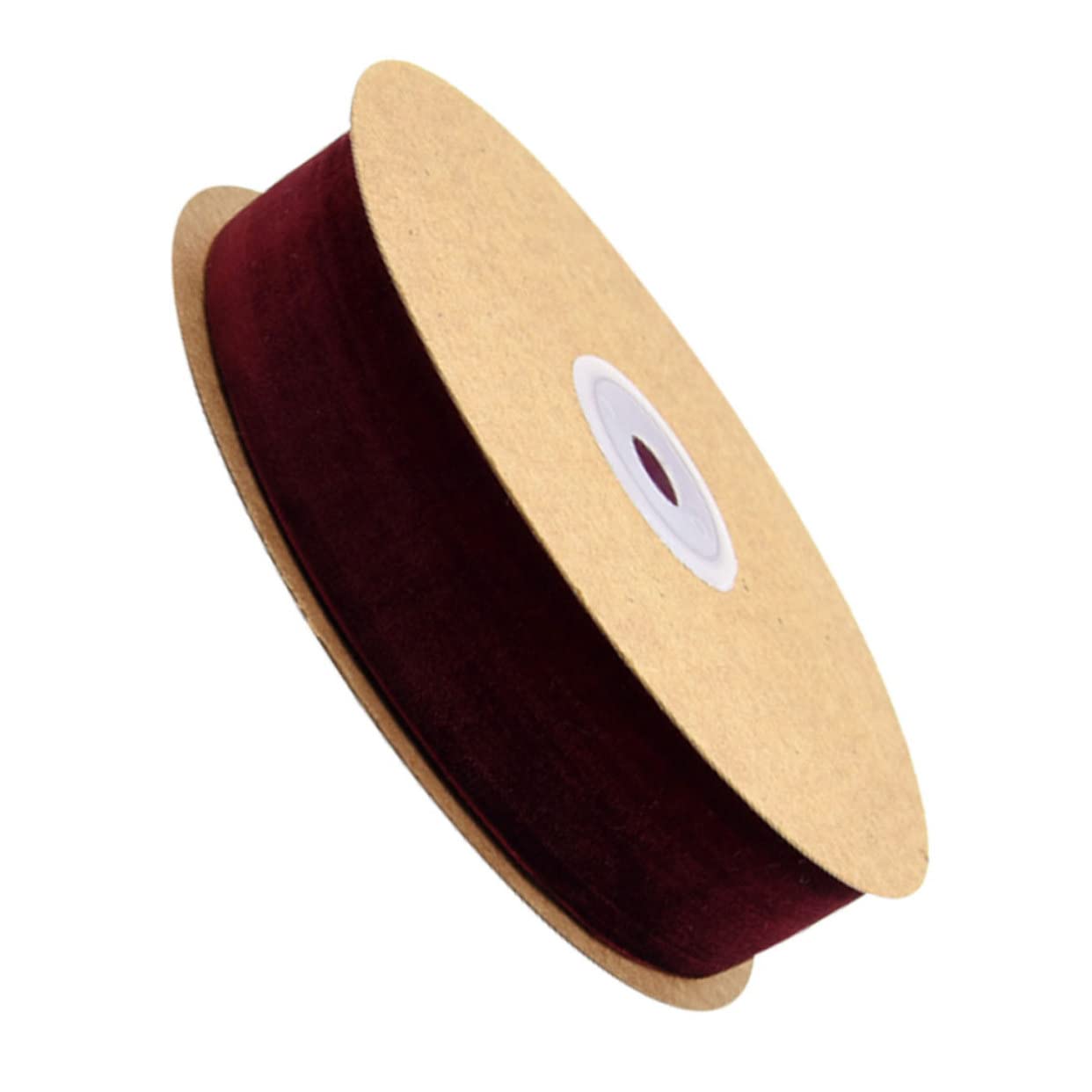 SHINEOFI 3rollen Breites Einseitiges Samtband Weinrot Flockenband Für -projekte Geschenkpacks Hochzeiten Und Dekorationen Für Kleidung Und Accessoires
