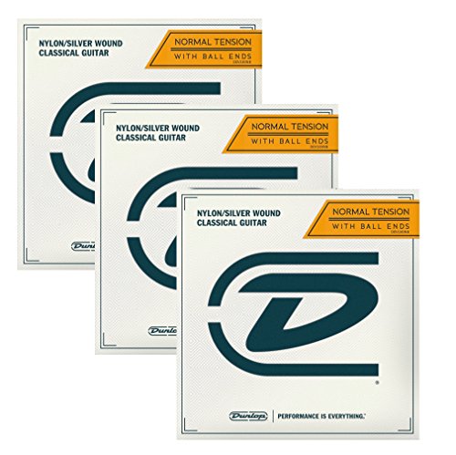 Cordes nylon Dunlop guitare classique DCV100NB pour vos sessions de pratique à la maison