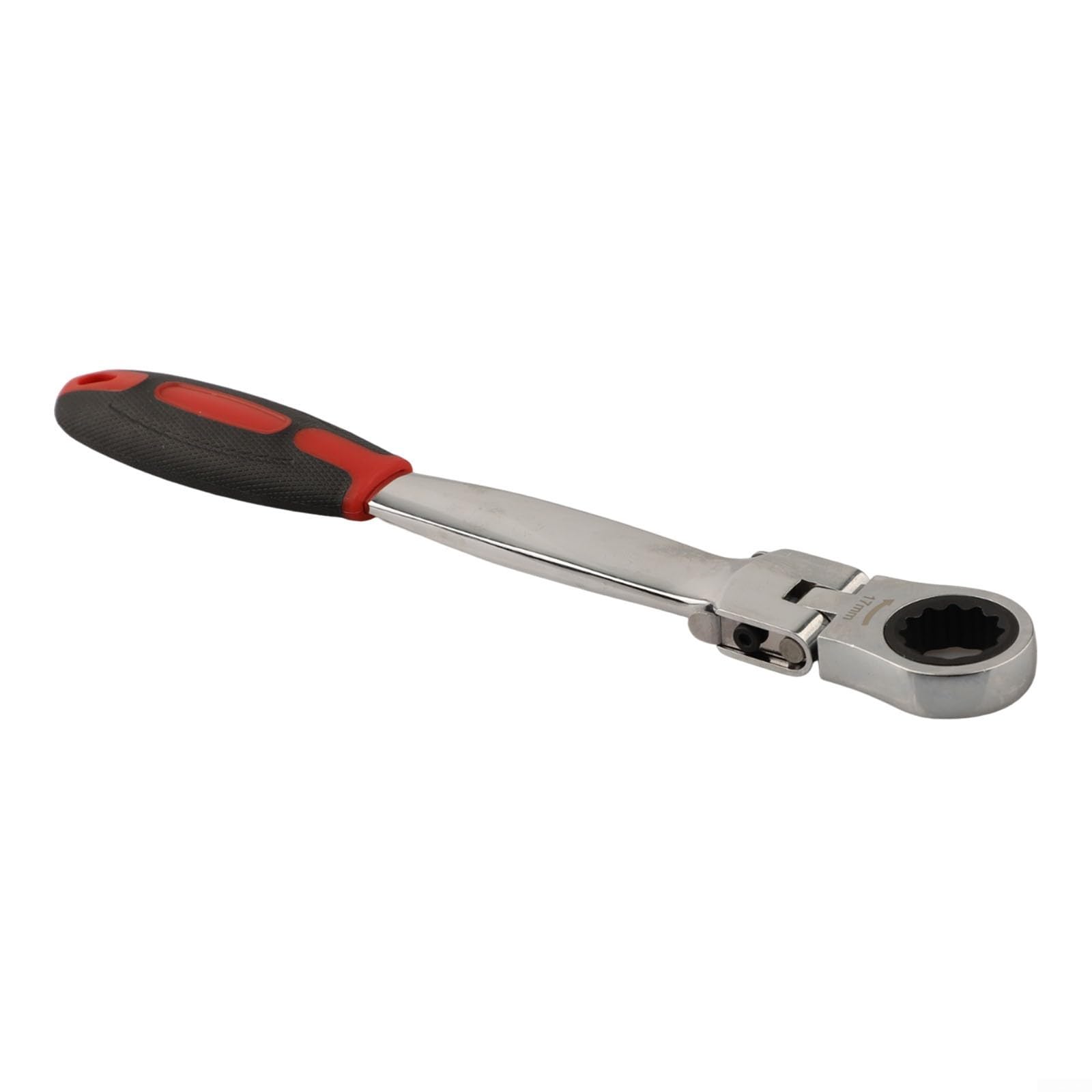 Set di 12 chiavi combinate a cricchetto con testa intercambiabile con manico in metallo, 8-19 mm, per officine meccaniche professionali