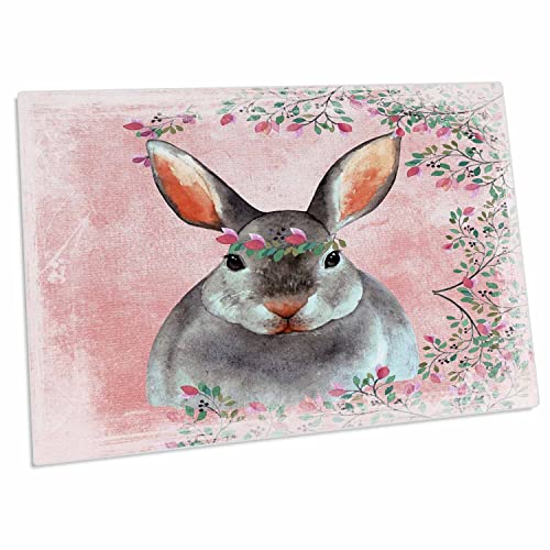 3dRose Pad para Escritorio con Ilustración Bunny 58x40 cm