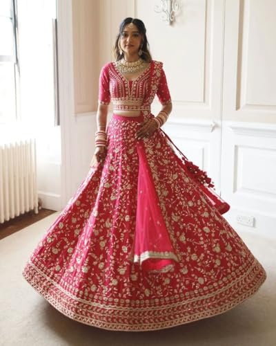 Indian Wedding Style Navratri Lehenga Choli For Women Party Wear with Dupatta.64