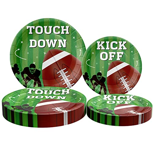 Football Plates, Football Party Decorations, Football Party Supplies, Football Decorations, Birthday Plates, Perfect For Football Themed Party Decorations, Serves 24 #TOP5