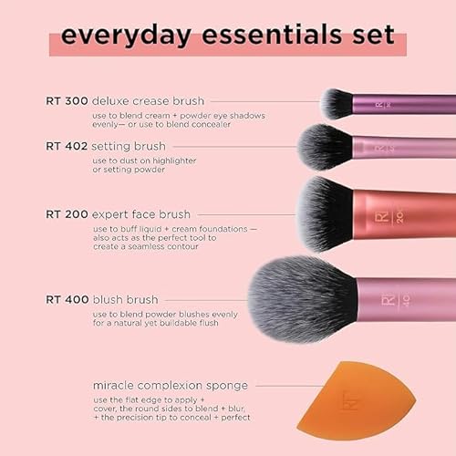 Kit Pincéis de Maquiagem Real Techniques