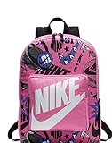 Nike NIKE Y Nk Classic Bkpk-AOP Backpack, Unisex niños, China Rose/Black/White, Talla Única