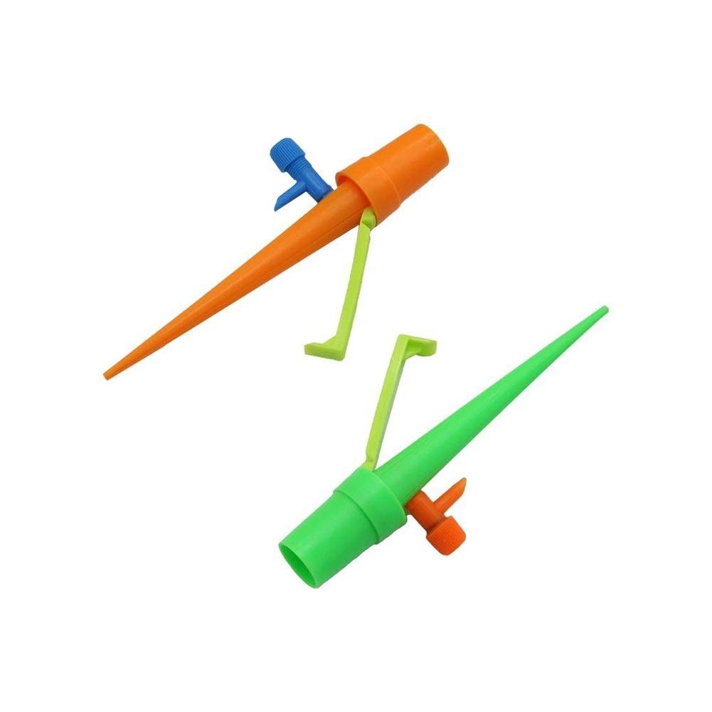 Irrigazione del giardino Spruzzatori 50 pc pianta in vaso Appuntito Watering Gocciolatore regolabile dispositivo Automatic Self Watering Giardino Balcone Waterers bottiglia di irrigazione ( Color : Or