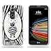 Produktbild FUBAODA für LG X mach/X Fast/K600 Hülle, Transparente Silikon Clear TPU Fashion Creative 3D zeitgenössischen Chic Hybrid Schock Absorbing Cute Design Matte Full-Body Schutz für LG X mach/X Fast/K600