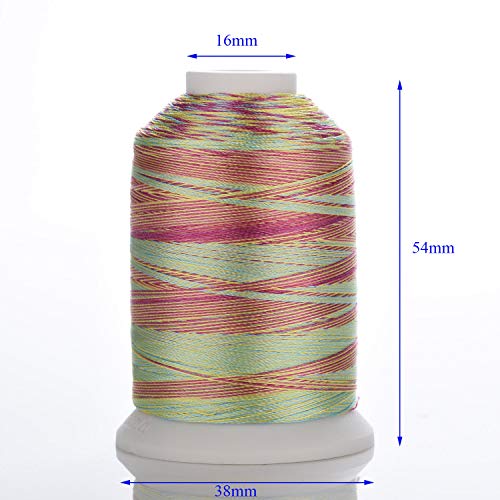 Fil pour machine à broder Simthread dégradé pour motifs créatifs uniques - 3