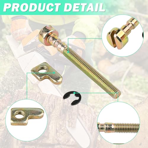 Adefol 4 Stück Kettenspanner für Husqvarna 36 41 136 137 141 142 235 240 Serien