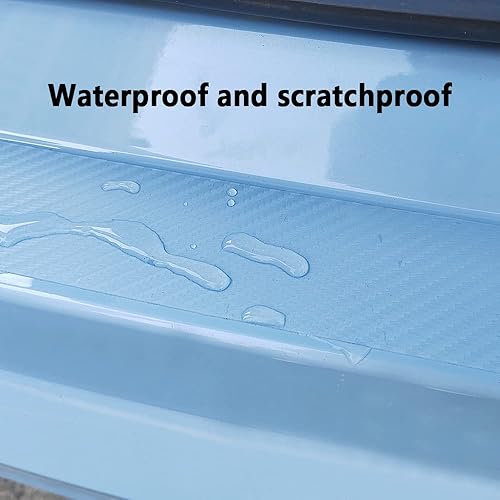 Miniatura 3 de Adhesivo adhesivo para el borde de la puerta del automóvil, accesorios exteriores del automóvil, cubierta antiarañazos para el umbral de la puerta