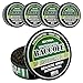 BaccOff, Wintergreen Energized Fine Cut, Premium Tobacco Free, Nicotine Free Snuff Alternative (5 Cans)
