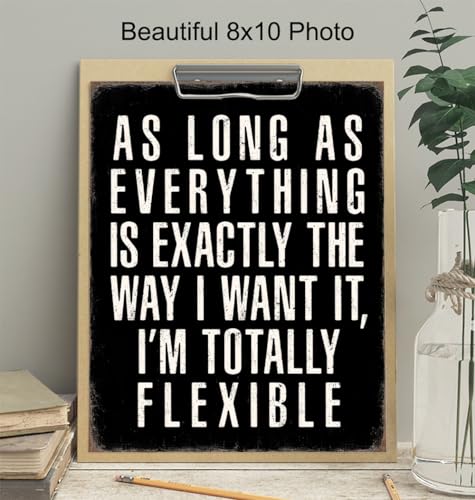Yellowbird Art & Design Office Must Haves - Funny Office Decor, Funny Wall Decor, Funny Quotes Wall Decor, Funny Quotes Wall Art - Silly Wall Art, Boss Gifts thumb #2