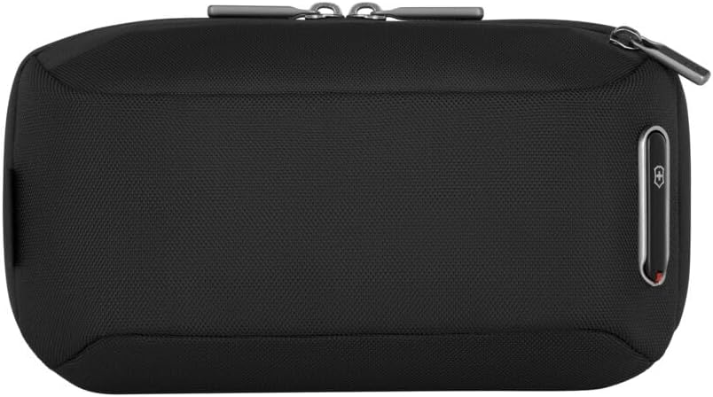 Victorinox Werks Traveler 7.0, Toiletry Bag, Travel Bag with Easy to Clean Lining, Black