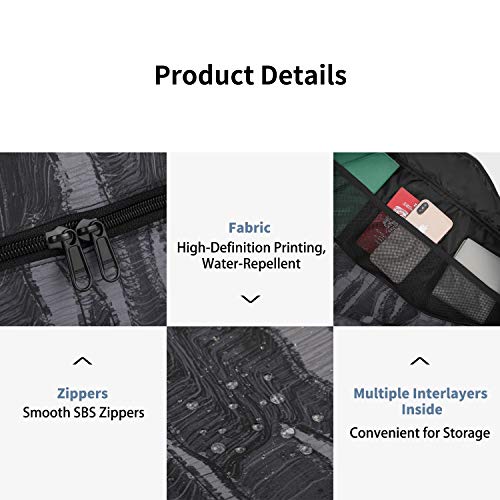 Gonex Travel Duffel Bag, Foldable Small Duffle Carry on Luggage Personal Item Bag Weekender Tote Bags Overnight Hospital Bag for Women Girls 30L Marble