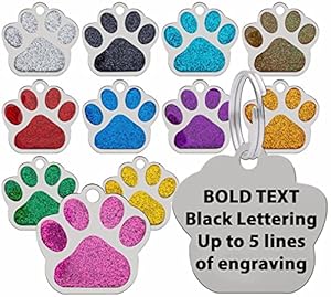 Larryroo LR-27D Glitzer Pfoten Katzenmarke