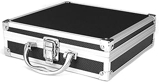 Tool Boxes, Aluminium Alloy Toolbox with Handle Portable, Soft Foam Inner Tool Case Travel Luggage Organizer Case for Measurement Instruments Storage Toolbox
