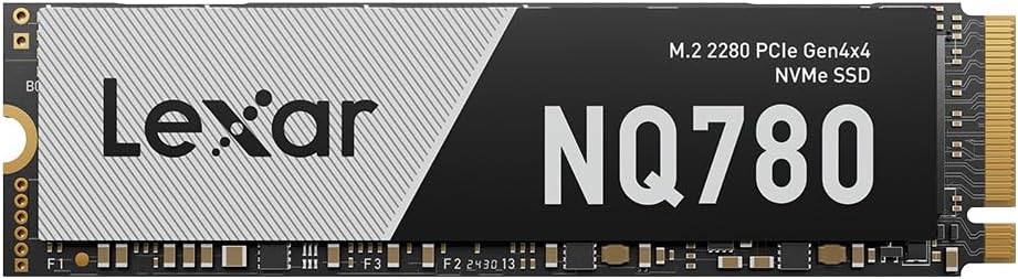 Lexar 4TB NQ780 SSD PCIe Gen4 NVMe M.2 2280 Internal Solid State Drive, Up to 7000/6000 MB/s Read/Write, Compatible with PS5, for Gamers and Creators (LNQ780X004T-RNNNU)