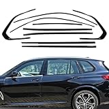 Stainless Steel Window Trim Chrome Delete for BMW X5 G05 2019-2025 Black Window Trim Blackout Kit