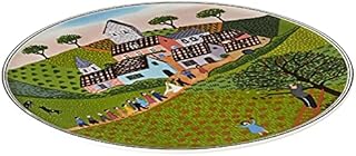 Villeroy & Boch Charm and Breakfast Design Naif Cake Plate, 30 cm, Premium Porcelain, White/Colourful