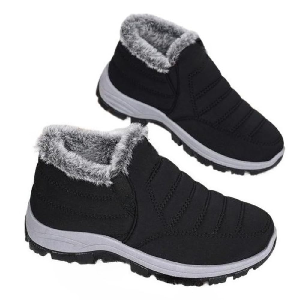Faithgee Womens Ultra Warm Winter Boots Thick Sole Snow Boots for Extreme Cold High Density Lining with Heat