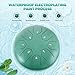 Sannofair Rain Drum for Outside, Steel Tongue Drum 8 Notes 6 Inches Chakra Tank Drum, for Yoga Musical Education,with Drumsticks Drumstick Stand Tutorial Book Note Stickers Finger Cots(Malachite)