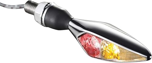 Miniatura 3 de Kuryakyn by Kellermann Micro Rhombus PL lente blancoámbar fr negro 2541