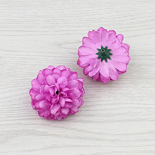 Flower Head In Bulk Wholesale For Crafts Silk Carnation Artificial Pompom Mini Hydrangea Party Home Wedding Decoration Diy Fake Wreaths Festival Decor 30Pcs 5Cm (Colorful) #TOP4