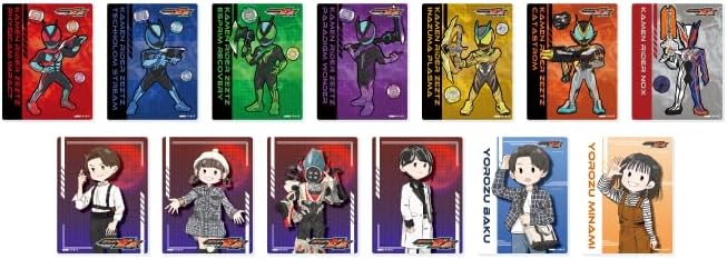 Kamen Rider Zetz 01 [Graph Art Illustration] Acrylic Card Complete Set, Box of 13