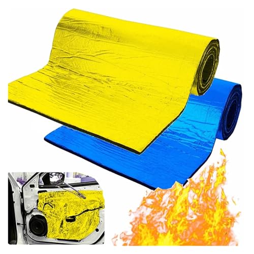 Espuma de aluminio autoadhesiva de 10mm para eliminar vibraciones y ruido del motor 6