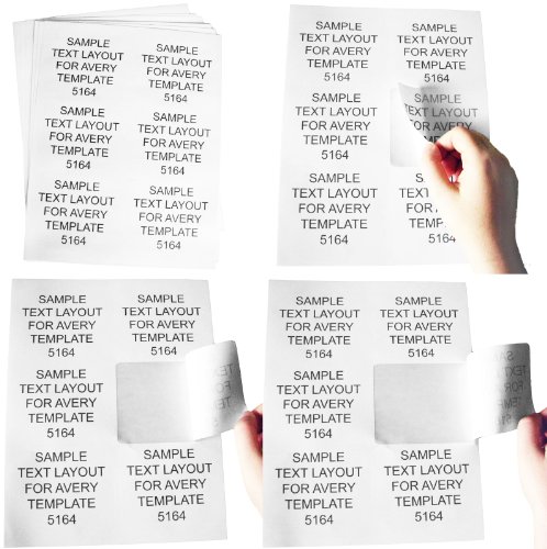 Houselabels 6 Up Shipping Labels (4" X 3-1/3") For Laser And Inkjet Printers, 400 Sheets / 2,400 Labels #TOP2