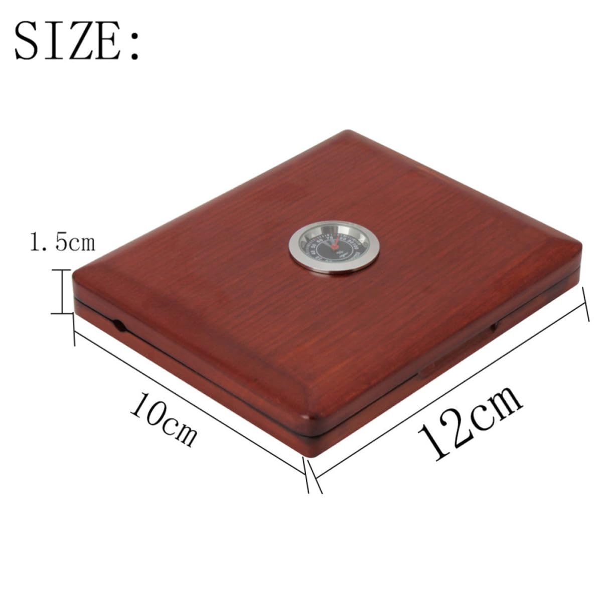 VALICLUD 5 Pezzi Scatola Porta Ance per Oboe, Reed Case in Legno con Igrometro, Custodia per Ance per Strumento Musicale, Accessorio per Oboe e Sassofono/clarinetto