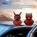 BDZMC Devil/Satan Duck Car Dashboard Ornament for Home Office, Mini Cute Duck Desktop Decoration Present, Car Interior Decoration Accessories for Car Truck RV (Devil&Satan, 2PCS)