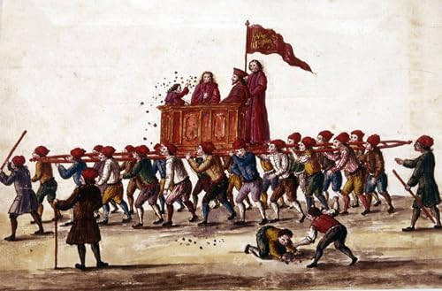 Affiche Fêtes vénitiennes de Jan Van Grevenbroeck impression sur toile 60x90cm