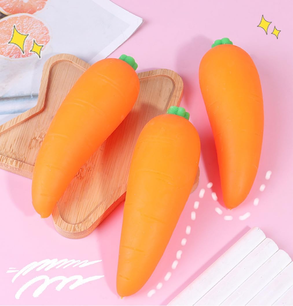 2 Pack Squishy Toys Favors Squishy Vegetable Giant Stress Relief Toy Fidget Sensory Food Fun for Teens & Adults