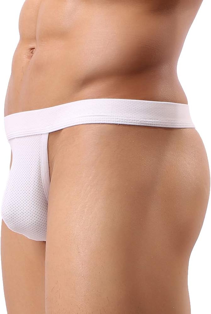 Summer Code Mens Micro Mesh Stretch Thong T-Back Sexy Underwear - Image 4