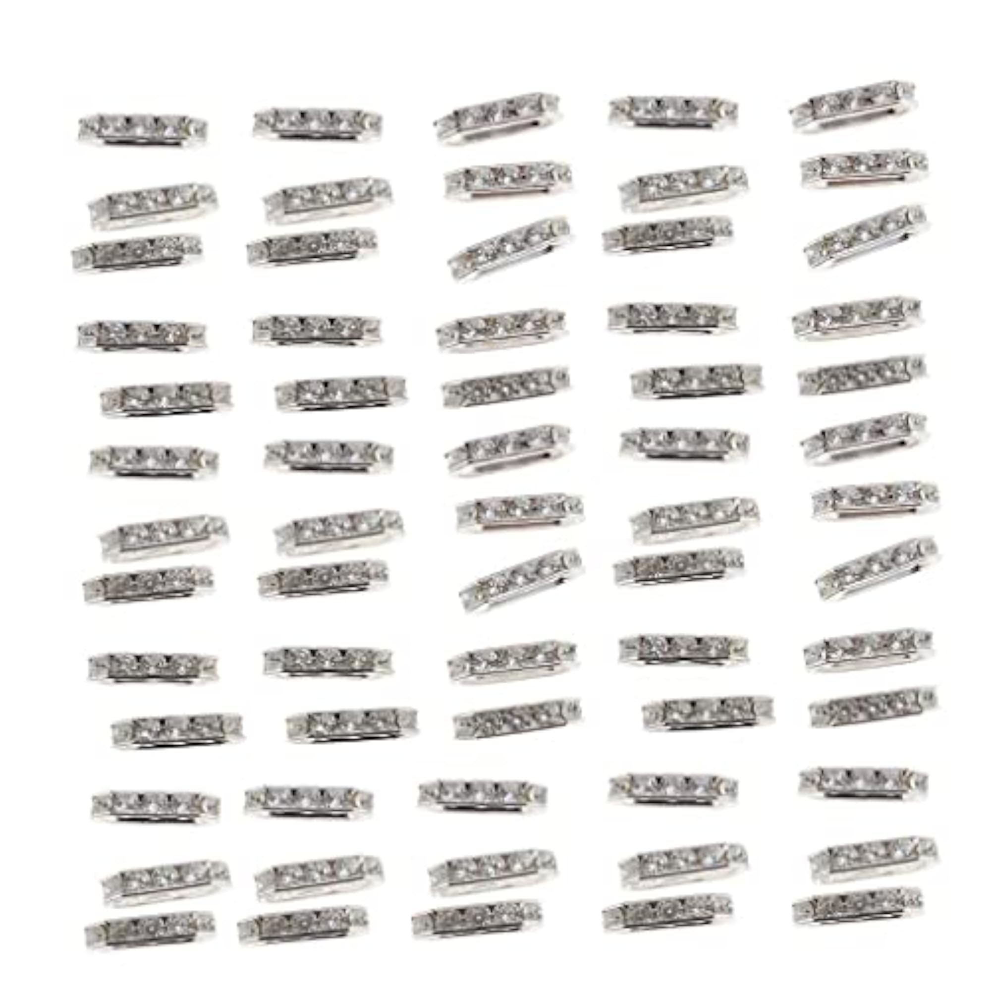 Rhinestone Spacer Beads Bars for Jewelry Connector Crafts