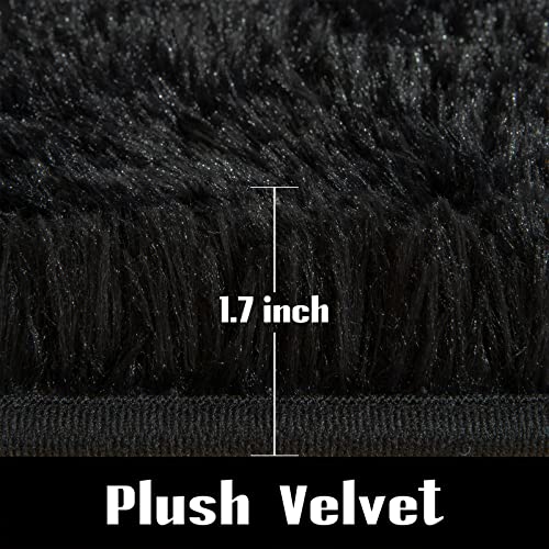 image for Jelymark Super Soft Shaggy Rug for Bedroom, 4x5.9 Feet Fluffy Carpet f