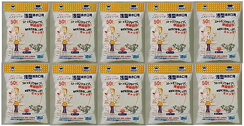 ボンスター 水切りゴミ袋 ごみシャット 浅型排水口用 50枚入り ×10個セット ストッキングタイプ 伸縮自在でで丸型・角型・小判型の浅型器具にぴったりフィット M-297