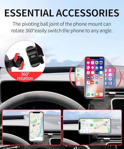 Car Phone Holder for Mercedes-Benz EQE 2023-2026 Accessories 12.3" Screen by MaserWeller - Used condition - Image 16