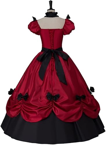 Miniatura 5 de CosplayDiy Vestido de la Bella del Sur para mujer, de la Guerra Civil, Southern Belle, vestido gótico, victoriano, rococó, disfraz
