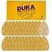Dura-Gold - Premium Hook & Loop - 24 Sheets of 220 Grit 5-Hole Hook & Loop Sanding Sheets for Mouse Sanders - Box of 24 Sandpaper Finishing Sheets for Automotive and Woodworking