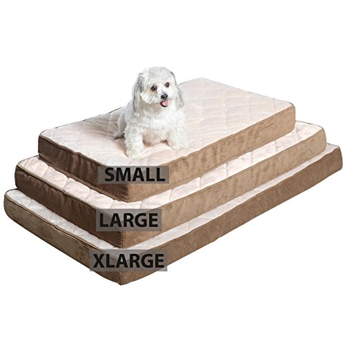 Milliard Quilted Padded Orthopedic Dog Bed, Egg Crate Foam with Plush Pillow Top Washable Cover (47 inches x 29 inhes x… - Image 7