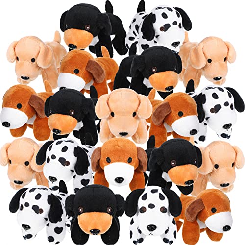 Sosation 20 Pcs Mini Plush Stuffed Puppy Bulk Back to School Gift Dog Party Favor Gift Toy Soft Plush Dog for Goodie Bag Fillers Kids Baby Show Birthday Carnival Prize Party(Vivid Color,Spot Style) Sosation 20 Pcs Mini Plush Stuffed Puppy Bulk Back to School Gift Dog Party Favor Gift Toy Soft Plush Dog for Goodie Bag Fillers Kids Baby Show Birthday Carnival Prize Party(Vivid Color,Spot Style)