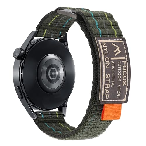 MOQIAN �����p ���v�o���h 20mm 22mm huawei GT5 GT4 watch 6 xiaomi watch S4 samsung �i�C�������U�[�E�H�b�`�X�g���b�v20�~�� 22�~�����K�� �L�k���x���g���i�K�ɒ��������x���g�X�|�[�c���[�v�y