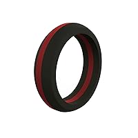 Algopix Similar Product 4 - QALO Womens Rubber Silicone Ring