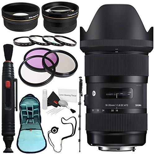 SIGMA18-35mm F1.8+フィルター三種類付き canon用 Amazon.com : Sigma 18-35mm F1.8 Art DC HSM Lens for Canon, Black