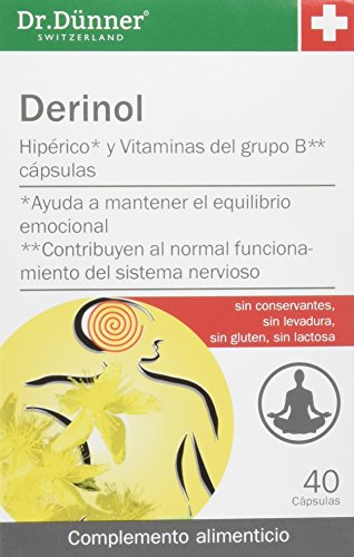 Dr. Dünner, Capsulas del Hiperico y Vitaminas del grupo B, 40 capsulas Cover