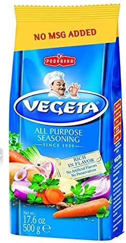 Vegeta, Gourmet Seasoning, No MSG, 17.5oz 500g bag (17.5 Ounce (4 pack))